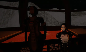 Rescued by Cantor-13 personnel: a Kranich, an Adler and an AEON Official join forces from (CANTOR)